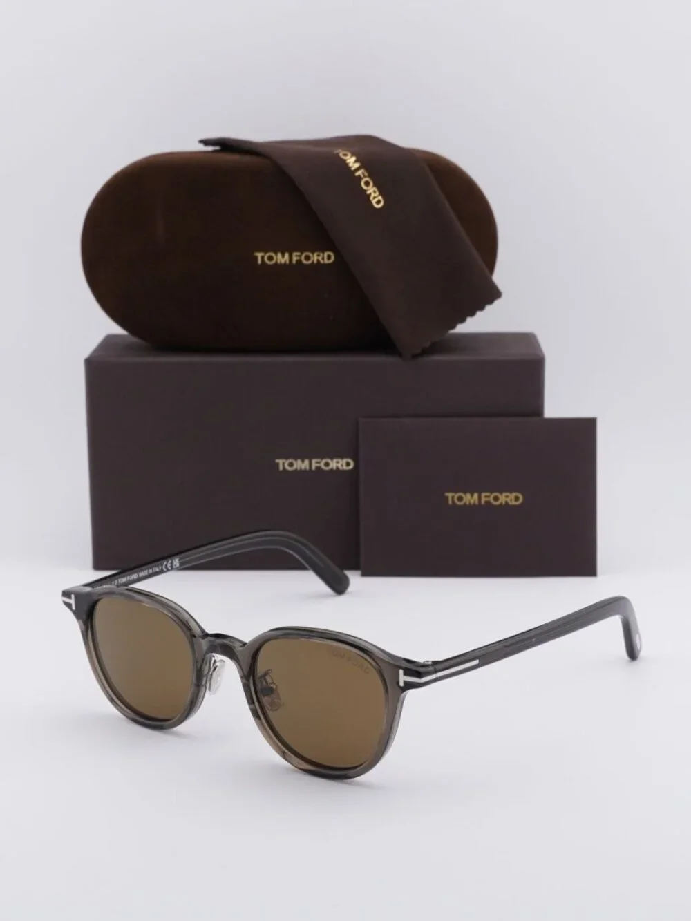 Tom Ford FT0977-D 20J Square Sunglasses - Grey / Roviex